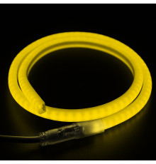 Гибкий неон 12х12мм форма D 120 LED/м ЖЕЛТЫЙ 230В бухта 100м (c комплектом подключения) NEON-NIGHT