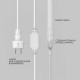 Гибкий неон 16х16мм форма D 144 LED/м БЕЛЫЙ 230В бухта 50м (c комплектом подключения) NEON-NIGHT