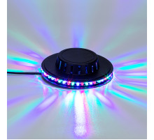 Диско-лампа Летающая тарелка 48 LED, черный корпус, 230В NEON-NIGHT