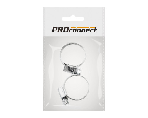 Хомут червячный 20-32-0,7 мм, (упак. 2 шт)  PROconnect