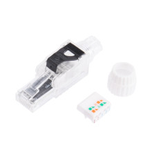 Разъем RJ-45(8P8C) полевой заделки под витую пару, UTP, CAT 6 (50 µ