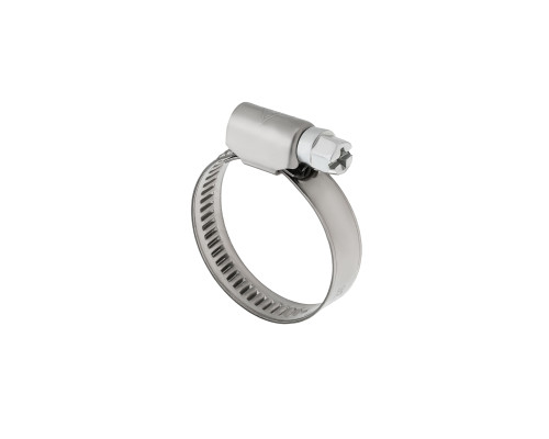 Хомут червячный 32-50/9-0,6мм, нержавеющая сталь W2, (50 шт/уп) REXANT