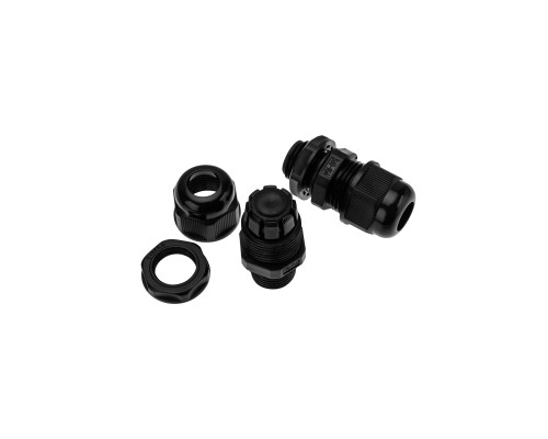 Кабельный ввод с резьбой MG-16 (10-6мм) черный REXANT