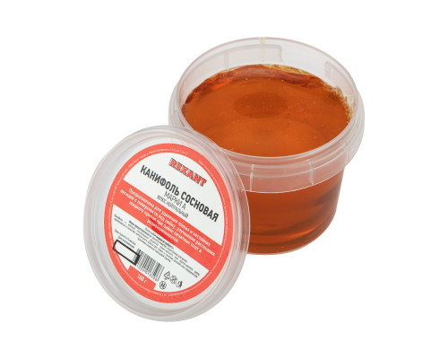 Канифоль сосновая, флюс НЕЙТРАЛЬНЫЙ, марка А, 100г, банка REXANT