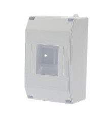 Бокс пластиковый КМПн 1/4 IP20 белый с инд. упак. REXANT