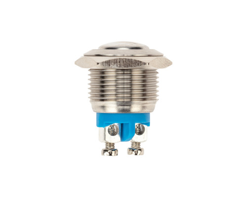 Кнопка антивандальная ø16 без фиксации (2c винт) выкл-(вкл) сфера (A16-A2) REXANT