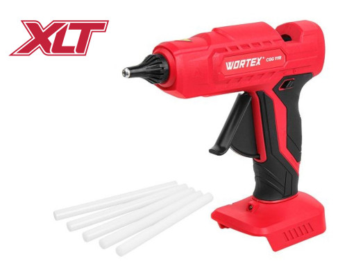 Аккум. клеевой пистолет WORTEX CGG 1118 в кор. ALL1 XLT SOLO 18В, 11 мм