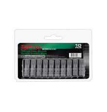Насадка SPLINE M12 30mm 10шт блистер TOPTUL (FSFA1212G)