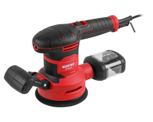 Эксцентриковая шлифмашина WORTEX RS 1245 E в кор. 430 Вт, 125 мм, 7000-14000 об/мин