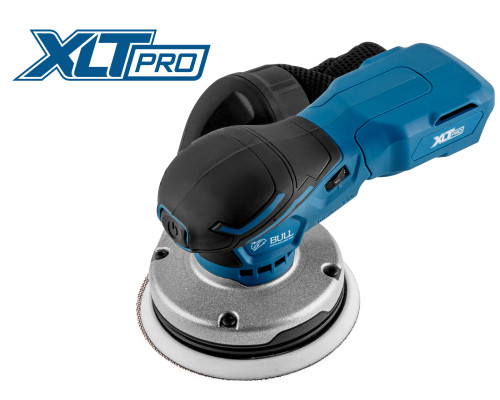 Аккум. эксцентриковая шлифмашина BULL CRS 1218 E в кор. SOLO XLTpro