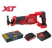 Аккум. сабельная пила WORTEX CSR 1118 E в кор. ALL1 XLT SET 18В, 1 акк., 2 Ач, дер. 115 мм