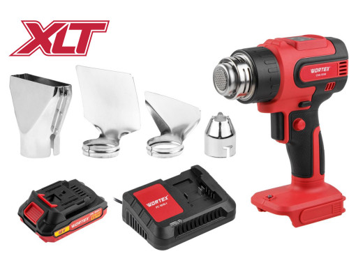 Аккум. термовоздуходувка WORTEX CHG 5518 в кор. ALL1 XLT SET 18 В, 1 скор., 300-550 °C