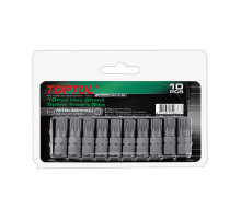 Насадка SPLINE M6 30mm 10шт блистер TOPTUL (FSFA1206G)