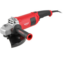 Двуручная углошлифмашина WORTEX AG 2326-5 в кор. 2400 Вт, 230мм, 6500 об/мин, плавн. пуск, поворот.