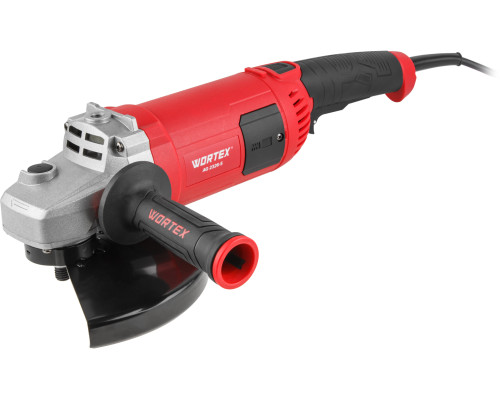 Двуручная углошлифмашина WORTEX AG 2326-5 в кор. 2400 Вт, 230мм, 6500 об/мин, плавн. пуск, поворот.