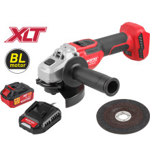Аккум. углошлифмашина WORTEX CAG 1812-2 E в кор. XLT SET БЕСЩЕТ., 18 В, 125 мм, 3000-8500 об/мин