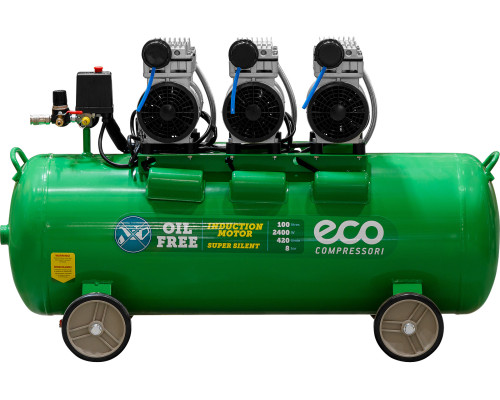 Компрессор ECO AE-100-OF1 безмасляный