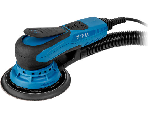Эксцентриковая шлифмашина BULL OS 1550 E в кор. БЕСЩЕТ., 150 мм, 350 Вт, 4000-10000 об/мин