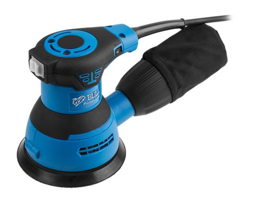 Эксцентриковая шлифмашина BULL OS 1235 в кор. 350 Вт, 125 мм, 8000-12000 об/мин, рег. об.