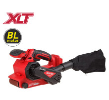 Аккум. ленточная шлифмашина WORTEX CSB 1875 в кор. ALL1 SOLO БЕСЩЕТ, 18 В, 120-380 м/мин, 457x76 мм