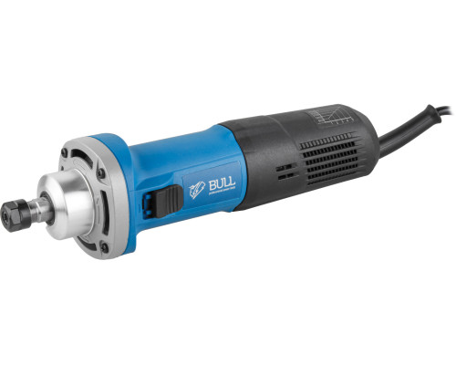 Прямая шлифмашина BULL EDG 6528 E в кор. 670 Вт, 8000-30000 об/мин, цанги 6 и 8 мм