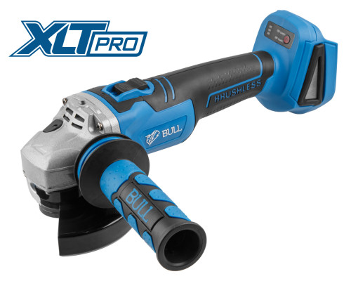 Аккум. углошлифмашина BULL CSG 1812 R в кор. XLTpro SOLO БЕСЩЕТ, 125 мм, рег. об., 8000 об/мин