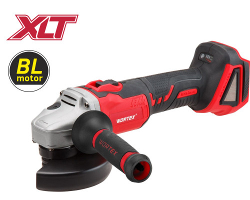 Аккум. углошлифмашина WORTEX CAG 1812 E в кор. ALL1 XLT SOLO БЕСЩЕТ., 18 В, 125 мм, 8000 об/мин