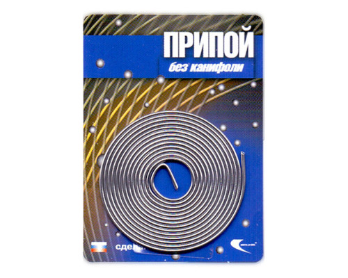 Припой ПОС-61 проволока, спираль ф1мм