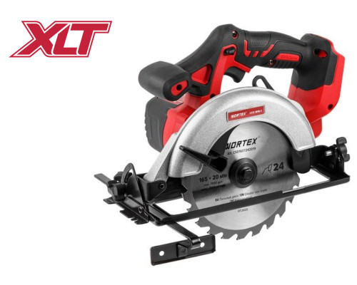 Аккум. циркулярная пила WORTEX CCS 1816-1 в кор. ALL1 SOLO 18 В, 165 мм, до 55 мм