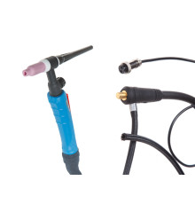 Горелка сварочная TIG WGT-17V (4м, 150А, разъем 10-25, вентиль) SOLARIS