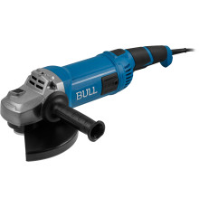 Двуручная углошлифмашина BULL WS 2303 в кор. 2200 Вт, 230 мм, 6600 об/мин, пылезащ., 4м кабель