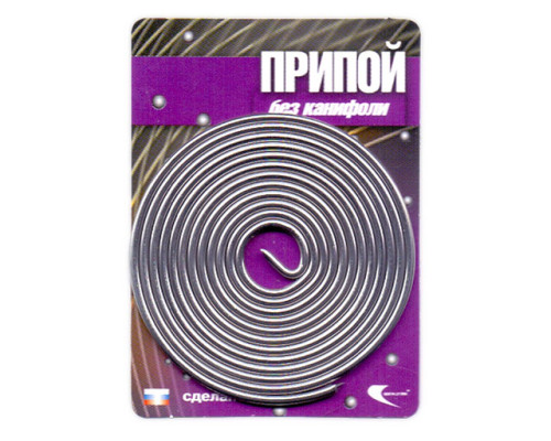 Припой ПОС-61 проволока, спираль ф1,5мм