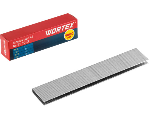 Скобы тип 20GA 22 мм WORTEX (1000 шт.) для ES 2053