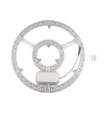ULE-Q930-42W/4000K IP40 CLEAR Светильник-модуль светодиодный с драйвером, 220В, диаметр 265мм. Белый свет (4000K). Угол 160градусов. TM Volpe