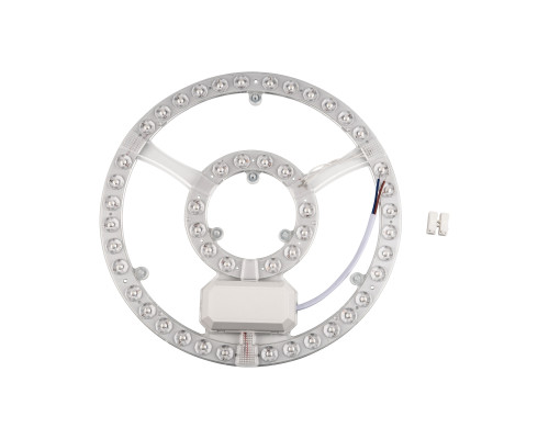 ULE-Q930-42W/4000K IP40 CLEAR Светильник-модуль светодиодный с драйвером, 220В, диаметр 265мм. Белый свет (4000K). Угол 160градусов. TM Volpe