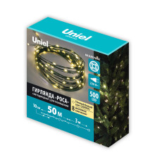Гирлянда декоративная светодиодная Uniel ULD-S5000-500/DGA WW IP20 DEW