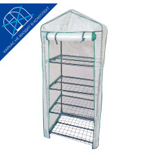 UGT-R20 H160 WHITE Тент из армированного полиэтилена 135г/м2 для парника 70x50x160см. Цвет сетки белый. TM ФитоЛето