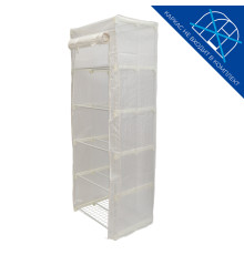 UGT-R30 H190 WHITE Тент из армированного полиэтилена 135г/м2 для парника 70x50x190см. Цвет сетки белый. TM ФитоЛето