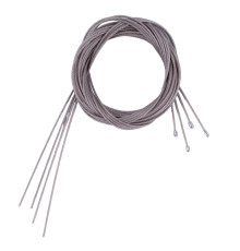 UFL-H05 SILVER 4x250 POLYBAG Комплект тросиков с ограничителями для подвесного монтажа, 4шт. по 250см, диаметр 1,5мм. Цвет серебристый. ТМ Uniel