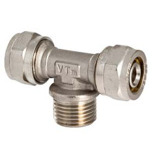 Тройник металлопластиковый Valtec 26х3/4