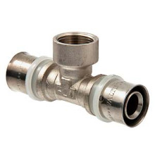 Тройник (пресс) VALTEC 20х3/4