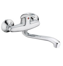 Смеситель VIKO  V-6906 для кухни, хром, излив , цинковый сплав