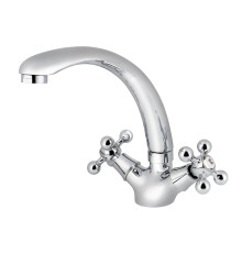 Смеситель VIKO  V-1233 для кухни, хром, излив поворотный, цинковый сплав