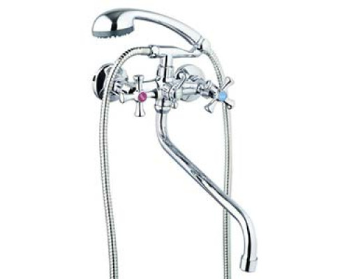 Смеситель G-lauf  QFR7-A827 для ванны и душа, цинковый сплав, хром, поворотный