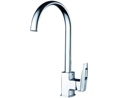 Смеситель G-lauf  LOF4-A033 для кухни, хром, излив поворотный, цинковый сплав