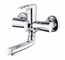 Смеситель G-lauf  NUD3-A045 для ванны и душа, цинковый сплав, хром, поворотный
